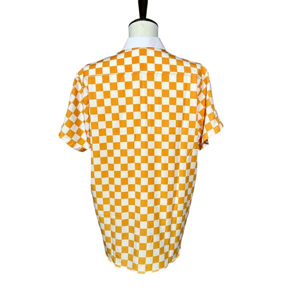 Trailer Park Golf Club | Men | Vol Gold Checker Member Golf Polo Shirt | Medium - Picture 3 of 15